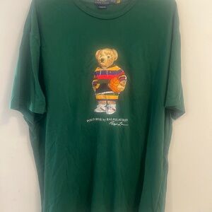 Ralph Lauren Green Polo Bear T-Shirt